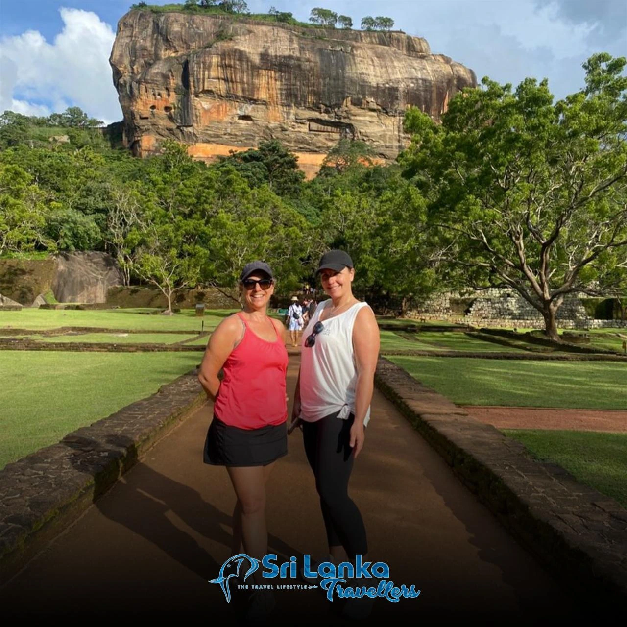 Guests at Sigiriya on an 8 day Sri Lanka itinerary